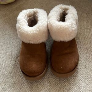 UGG Brown and Cream Winter Boots